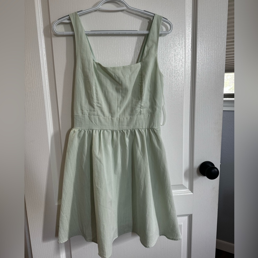 Blue Rain Light green Francesca’s dress
